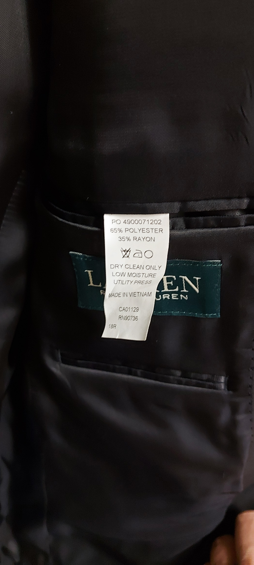Ralph Lauren Black Suit - Size 18R - photo 3