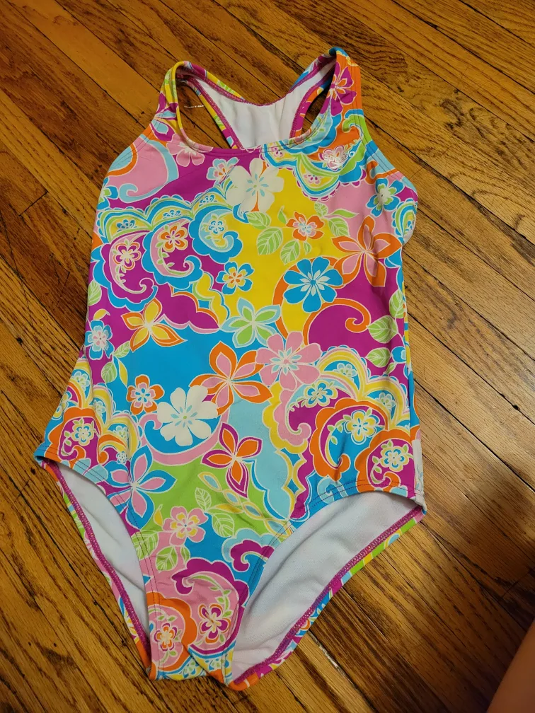 sz 12 girls Speedo Girls' Swimsuit thumbnail