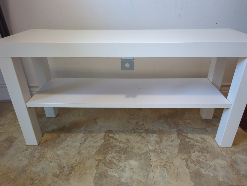 White TV Stand - photo 3