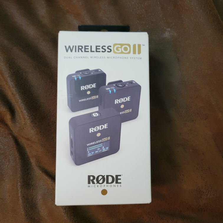 New Rode Wireless Go II Dual Microphone System