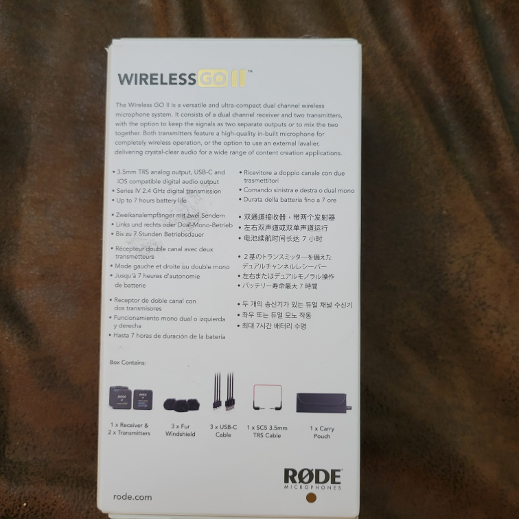 New Rode Wireless Go II Dual Microphone System - photo 3