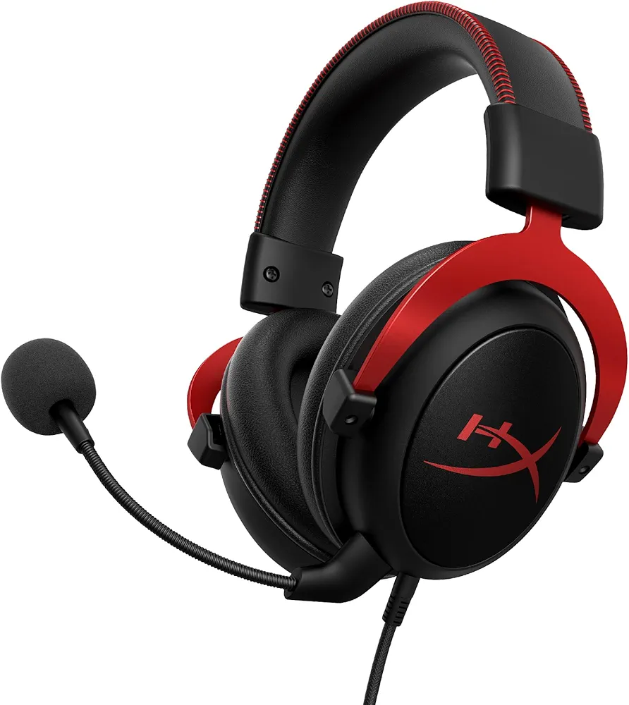 HyperX Cloud II Gaming Headset - Black & Red