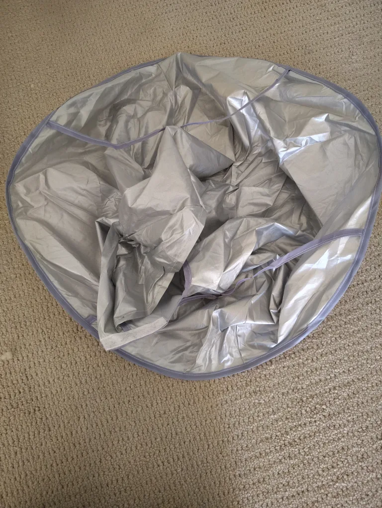 Silver Laundry Hamper thumbnail