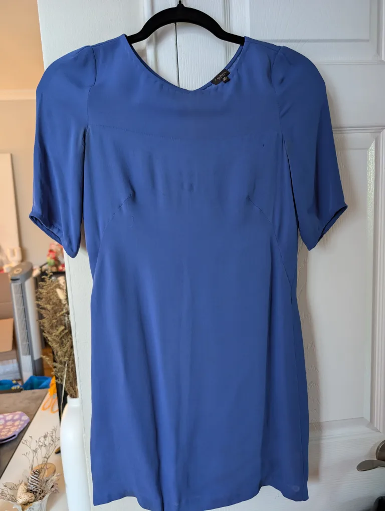 T.Babaton Blue Dress - Size XXS thumbnail
