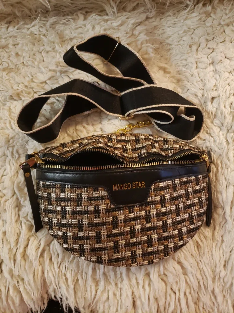 Mango Star Woven Belt Bag 🇨🇦 thumbnail