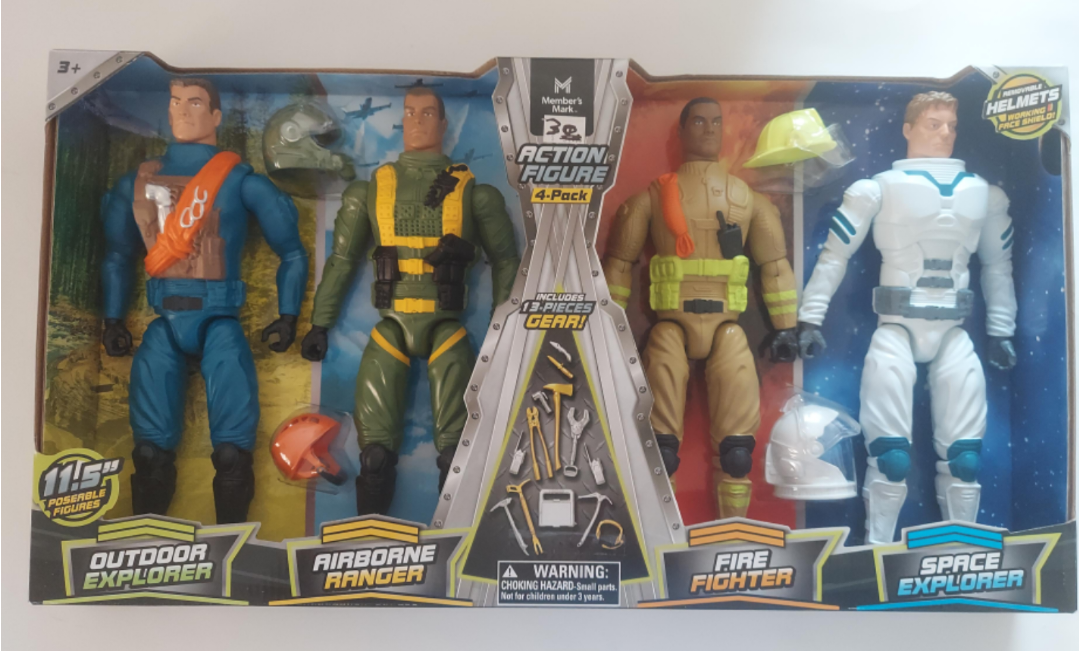 Member's Mark Action Figure 4-Pack