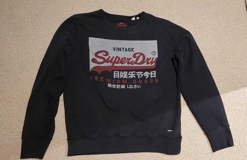SuperDry sweatshirt black thumbnail