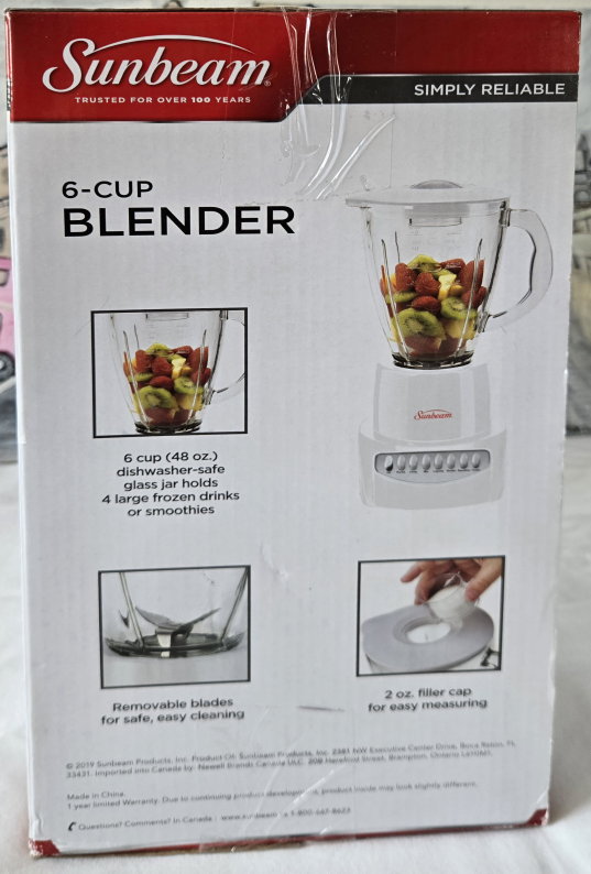 Sunbeam 6-Cup Blender - photo 2