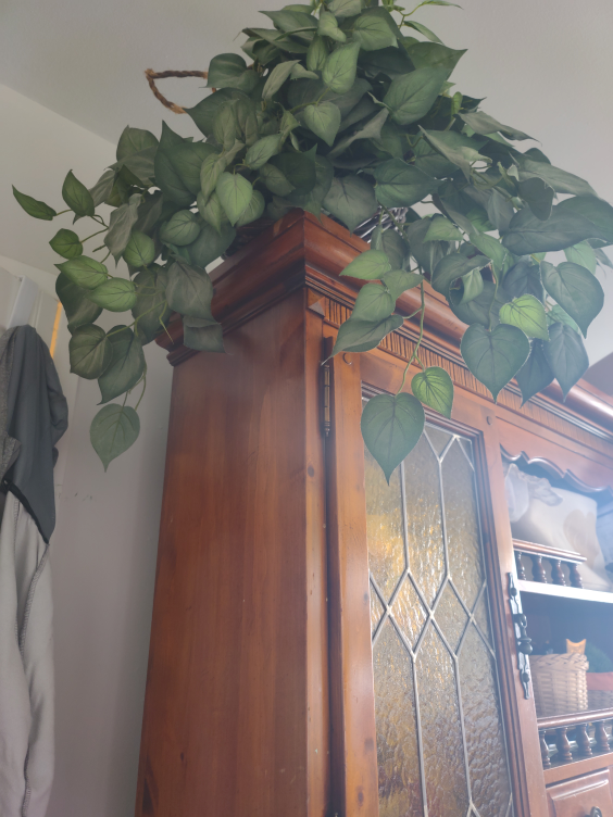 Hanging Basket with Artificial Greenery tree  plants - photo 4