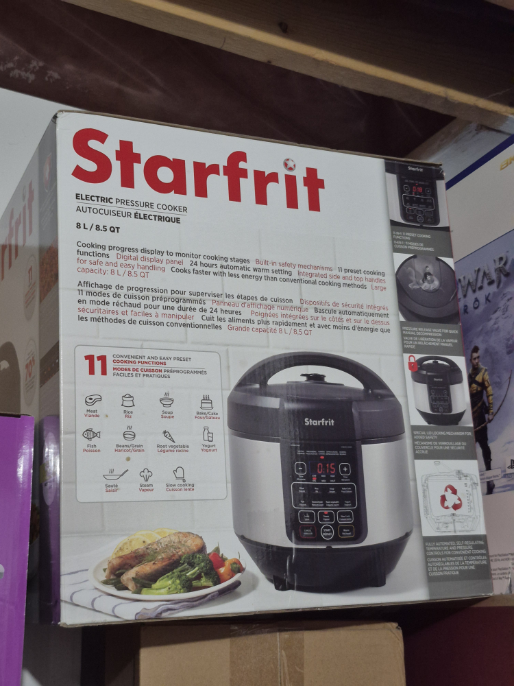 Starfrit 8L Electric Pressure Cooker - Like New! - photo 3