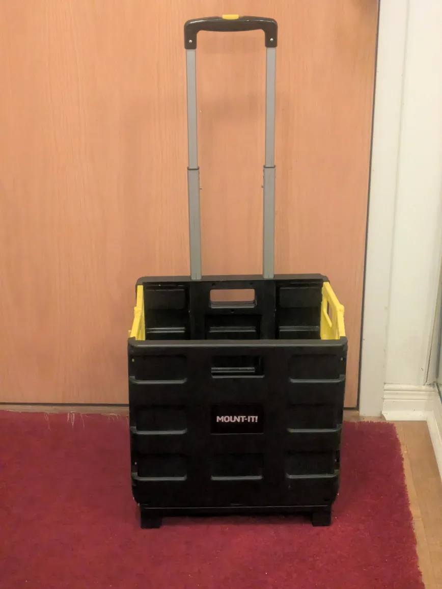 Mount-It! Collapsible Rolling Crate thumbnail