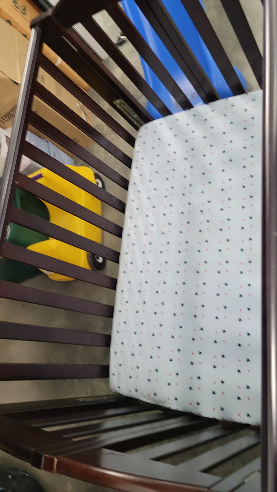 Brown Wooden Baby Crib - photo 5