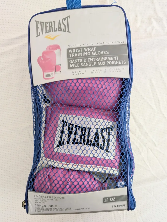 Everlast Women's Pink Boxing Training Gloves 12oz image indicator(2)
