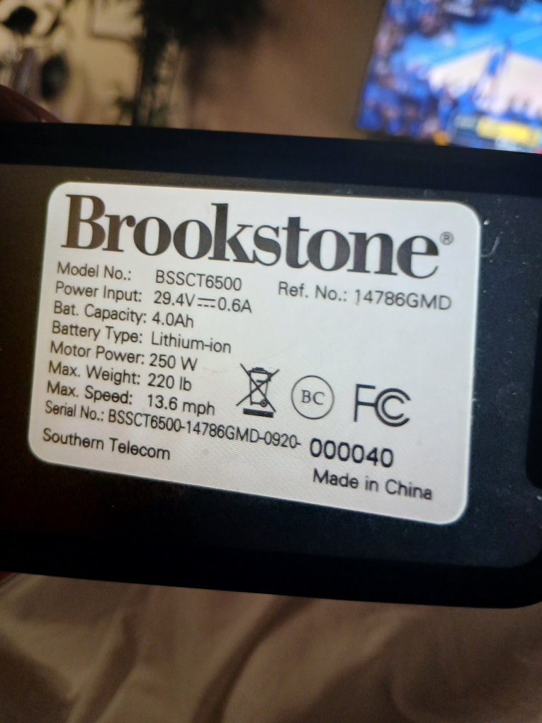 Brookstone Electric Scooter - Max 13.6 mph - photo 4