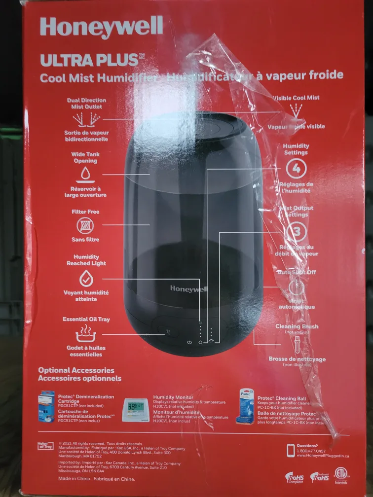 Honeywell Ultra Plus Cool Mist Humidifier thumbnail