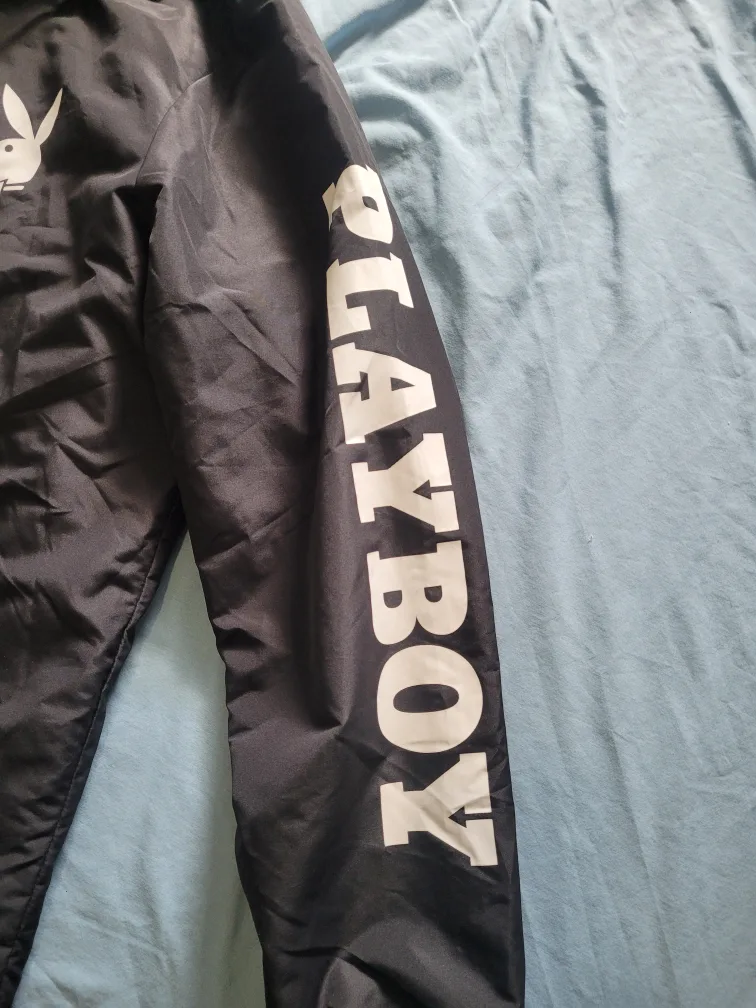 Playboy Black Hooded Jacket - Size L/G image indicator(4)