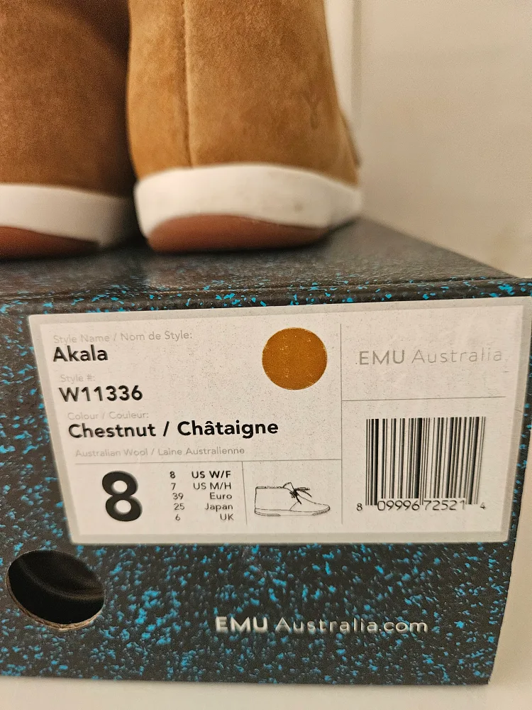 EMU Australia Akala Chestnut Boots - Size 8 image indicator(5)