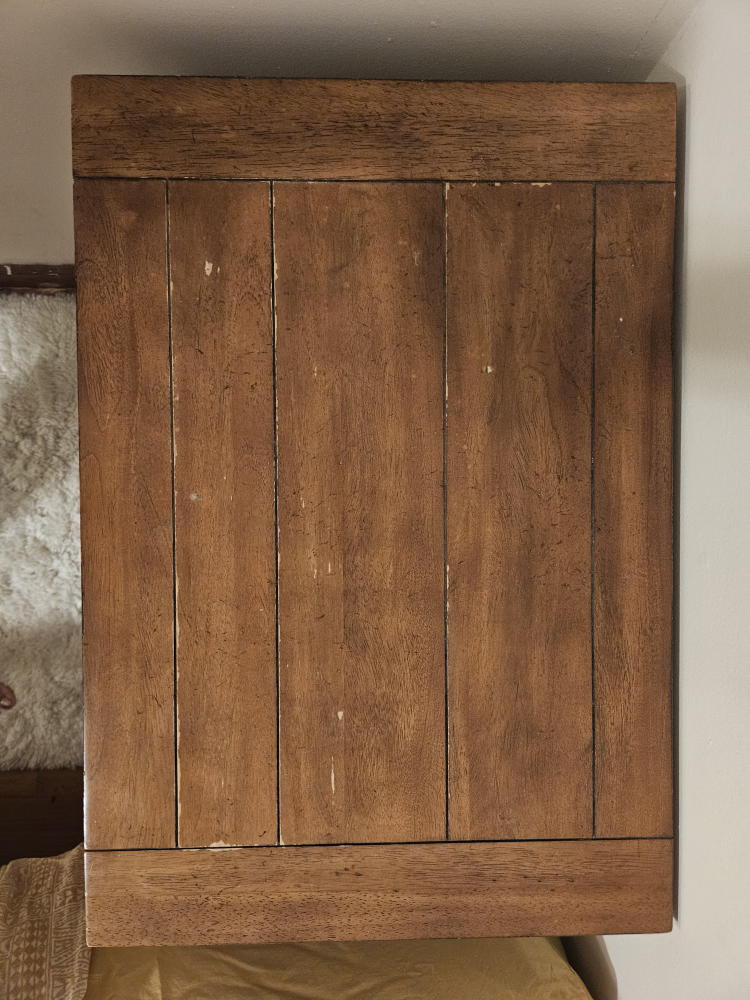 Wood Nightstand with Drawer - photo 5