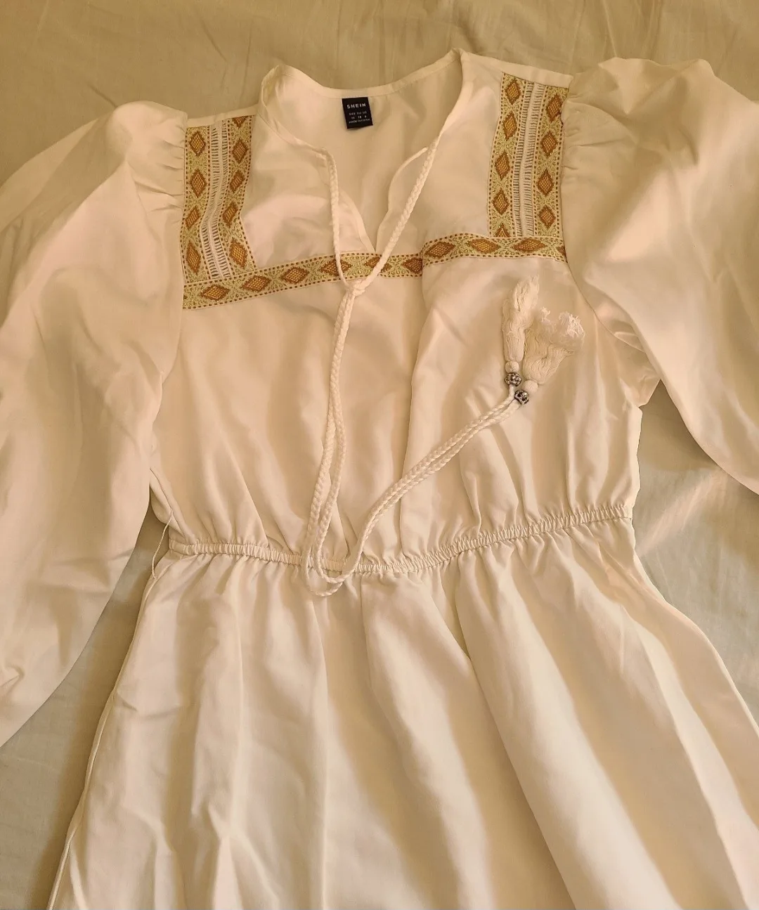 NWOT White Summer Dress size 6 thumbnail