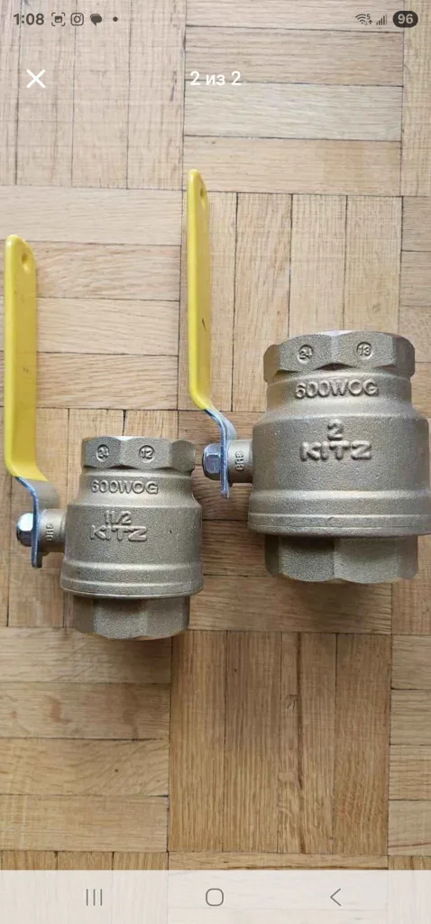 Kitz Ball Valves - 1 1/2" and 2" READ DESCRIPTION thumbnail