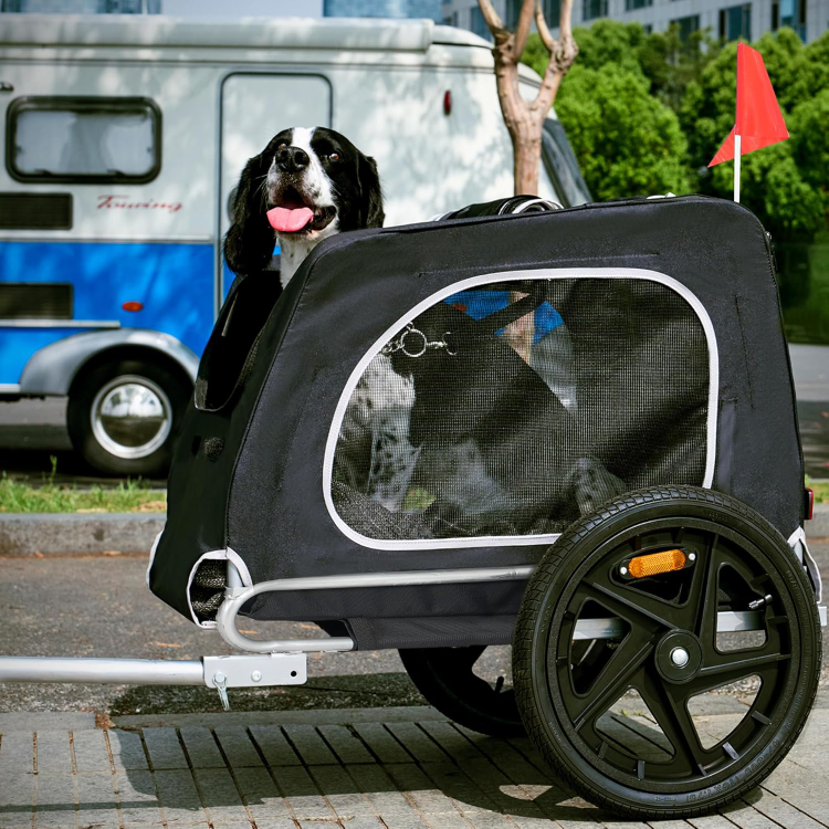 Dog/Pet Bike Trailer - Black - photo 2