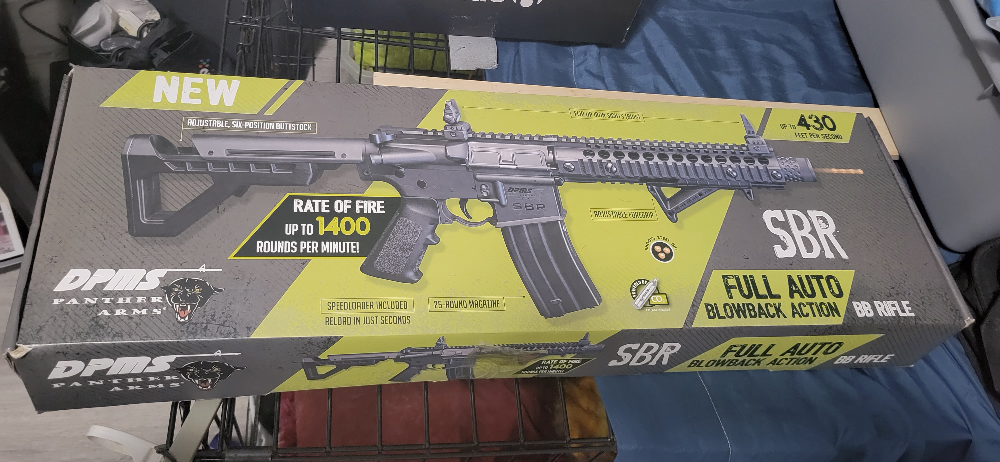 DPMS Panther Arms SBR Full Auto BB Rifle - NEW