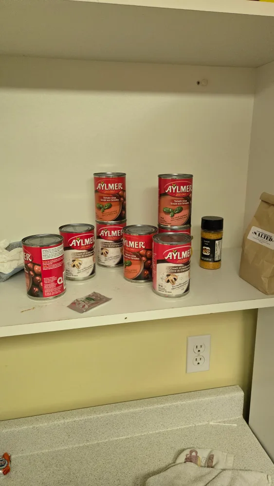 Tomato & Cream of Mushroom Soup Cans thumbnail