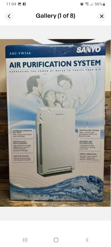 Sanyo ABC-VW24A Air Purification System thumbnail