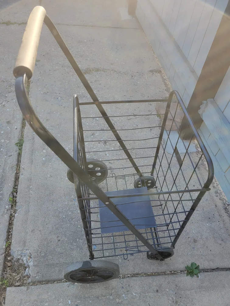 Black Metal Shopping Cart image indicator(3)