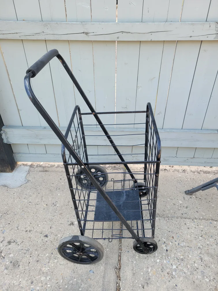 Black Metal Shopping Cart image indicator(4)