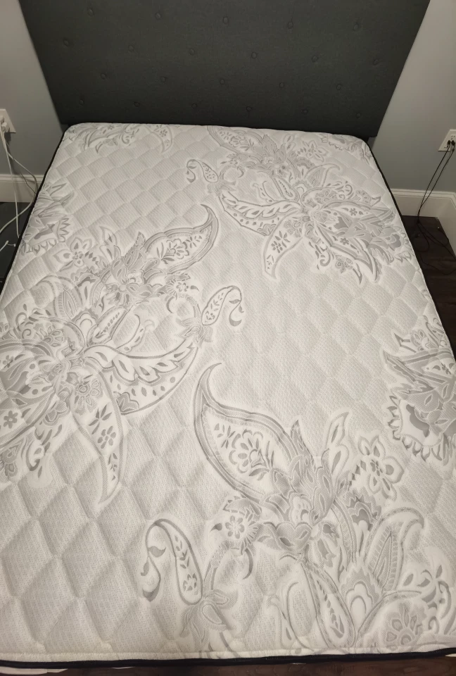 Upholstered Storage Bed and Kingsdown Mattress - Queen Size - photo 3