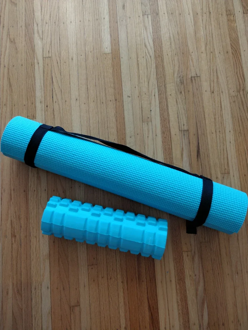 Yoga mat and Foam roller thumbnail
