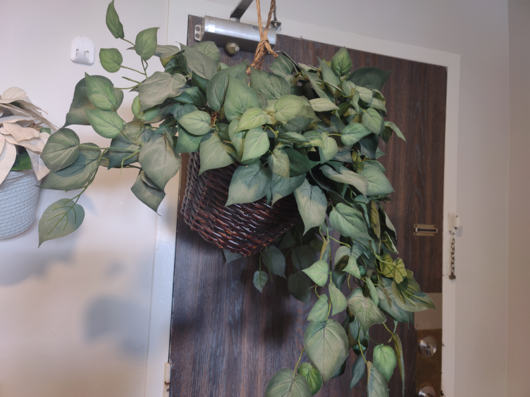 Hanging Basket with Artificial Greenery tree  plants