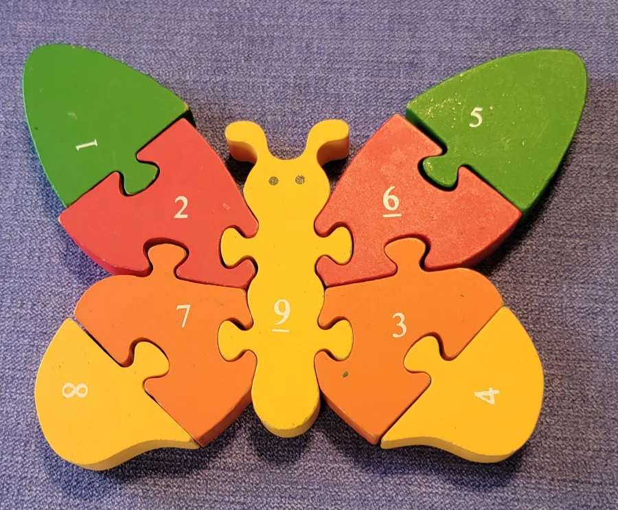 Wooden Butterfly Puzzle thumbnail