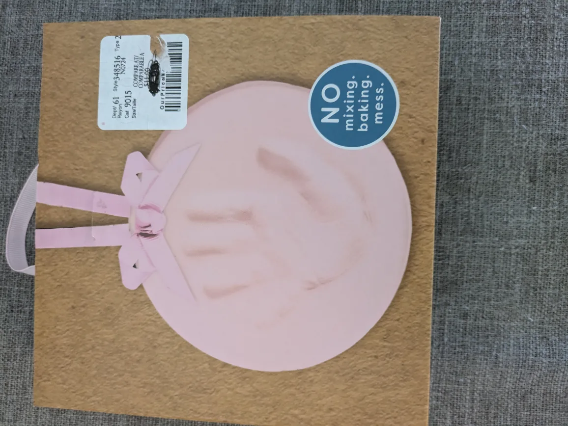 Baby Handprint Keepsake Kit - New in Box! thumbnail
