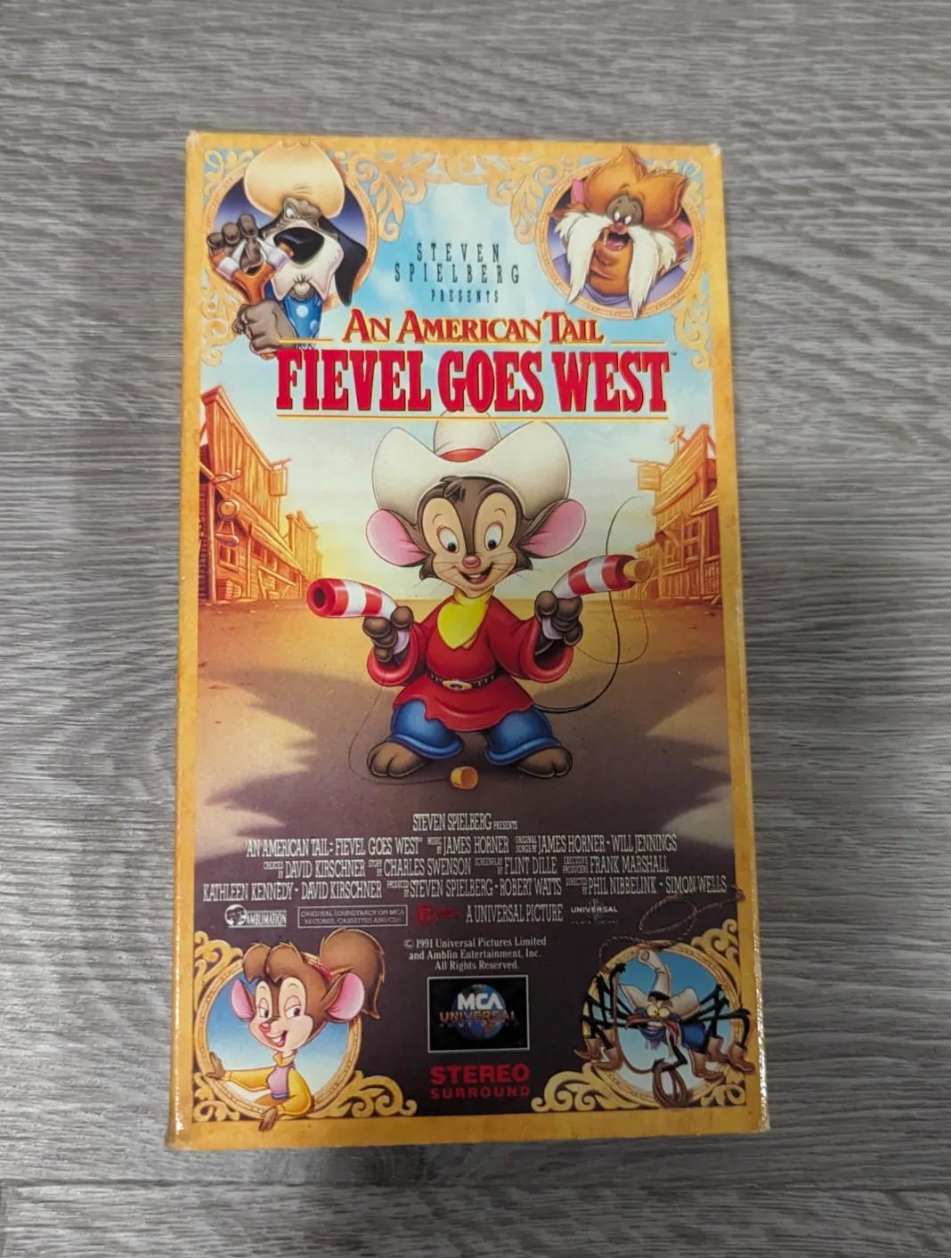 An American Tail: Fievel Goes West VHS Movie thumbnail