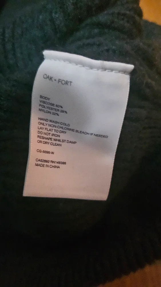 Oak + Fort cropped cardigan image indicator(4)