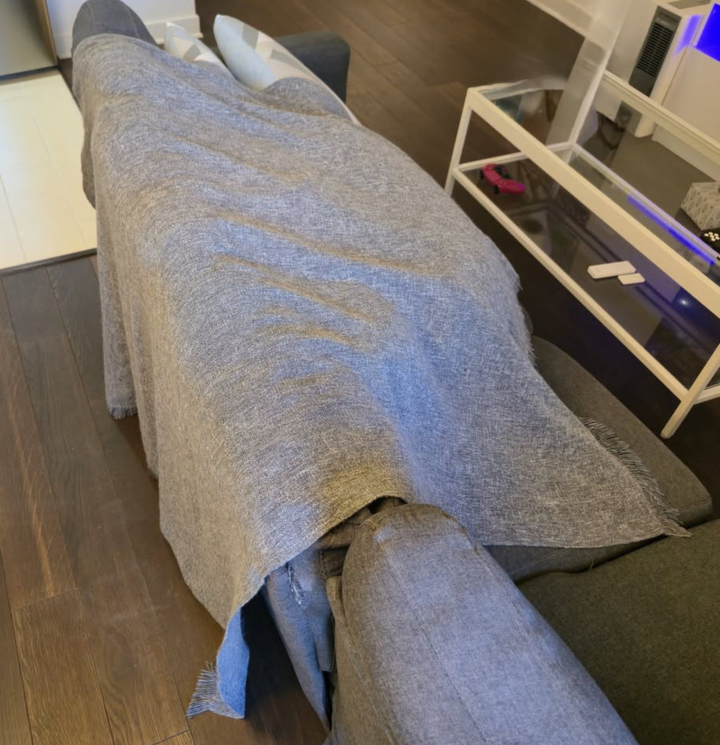 Soft Grey Throw Blanket – Modern Look - photo 5