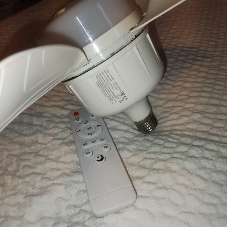 Fanjets Mini Ceiling Fan with Remote - White - photo 2