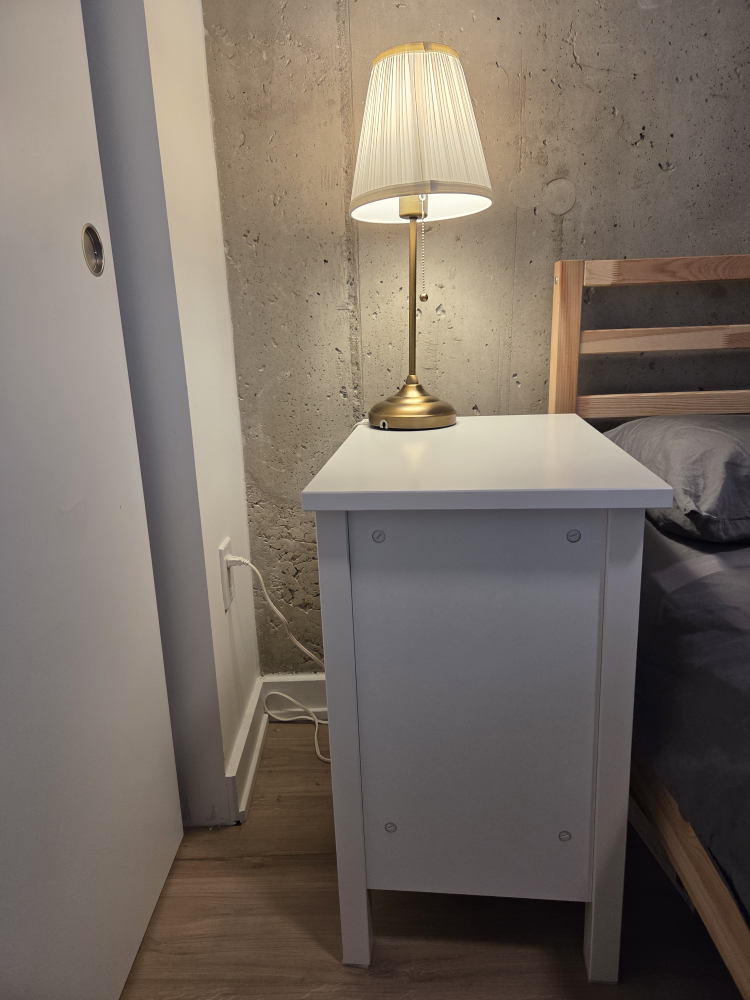 IKEA Hemnes White Nightstand - photo 3