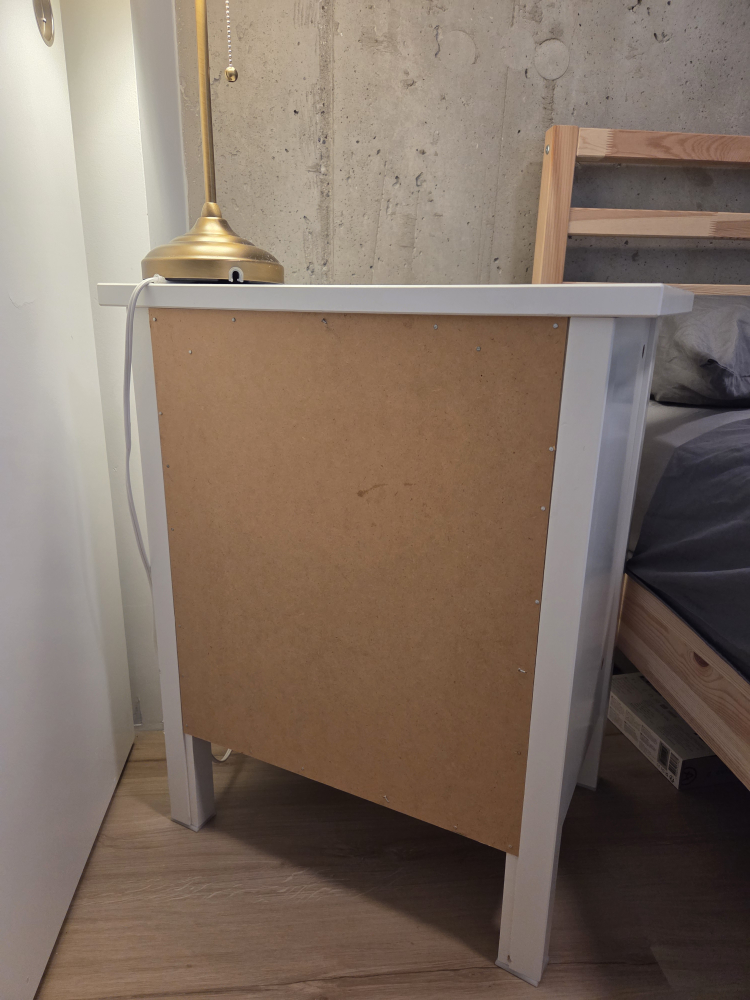 IKEA Hemnes White Nightstand - photo 4