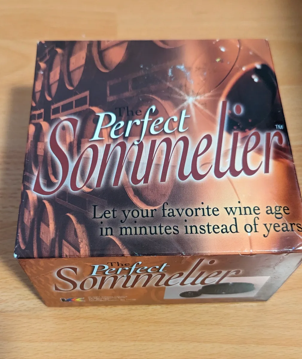 Brand New The Perfect Sommelier Wine Aging Tool thumbnail