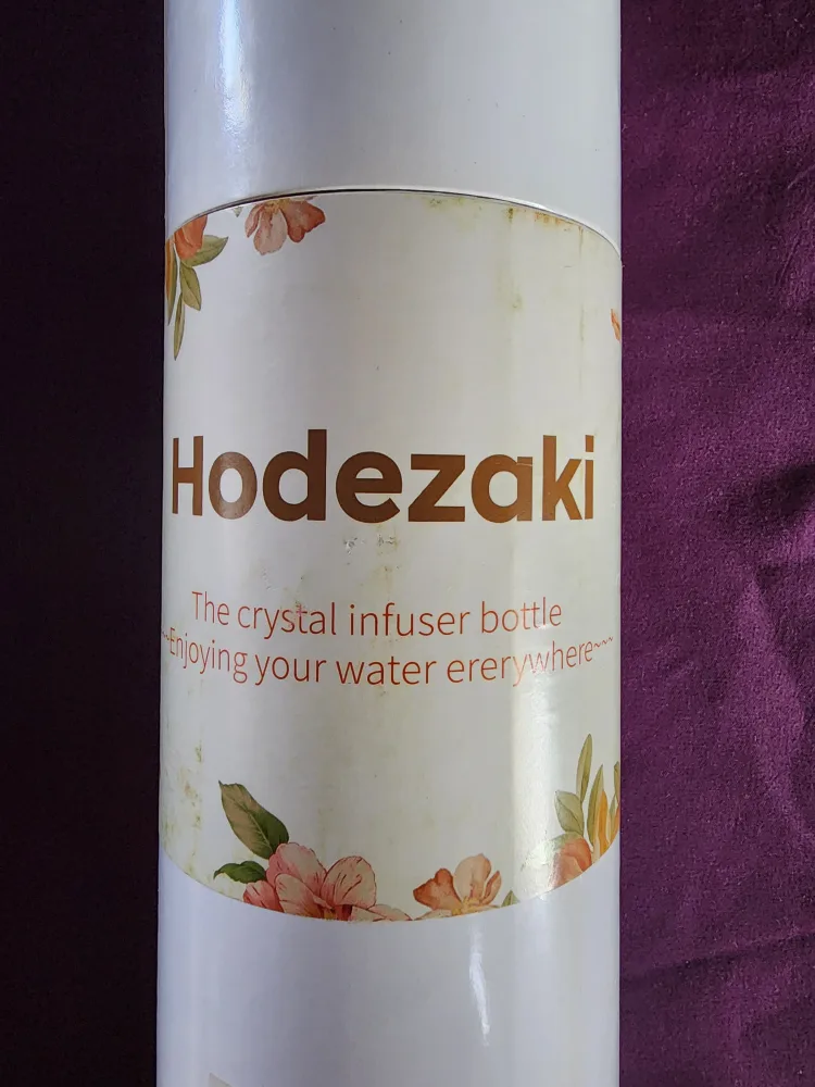 Hodezaki Crystal Infuser Bottle (Bamboo Lid) image indicator(2)