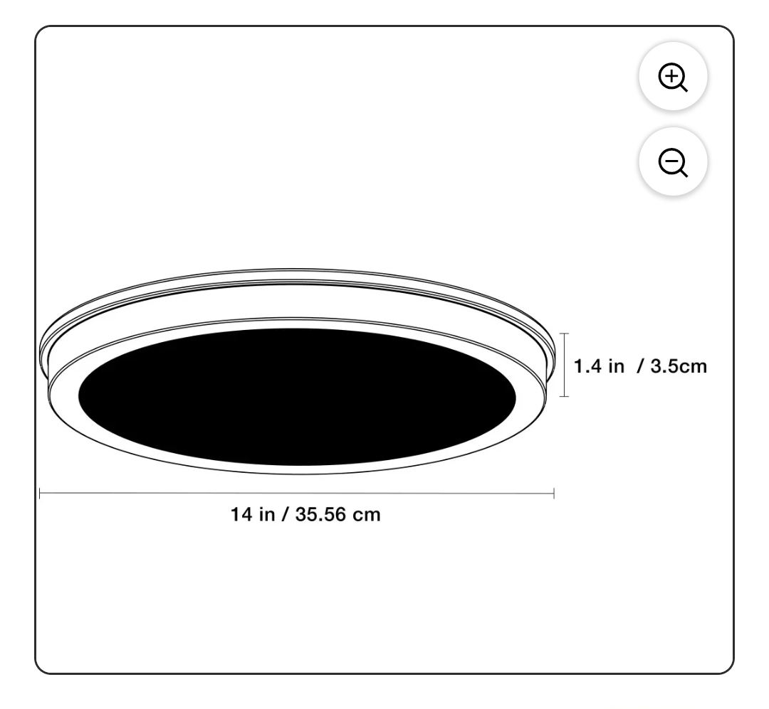 New  ENERGETIC 14-inch LED Ceiling Flush Mount - photo 2