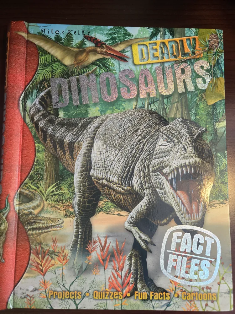 Deadly Dinosaurs by Miles Kelly thumbnail