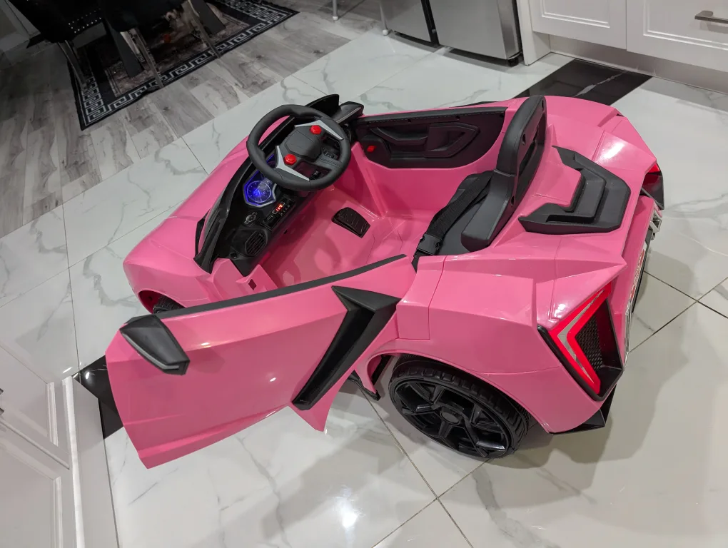 Pink Ride On Car for Kids image indicator(5)