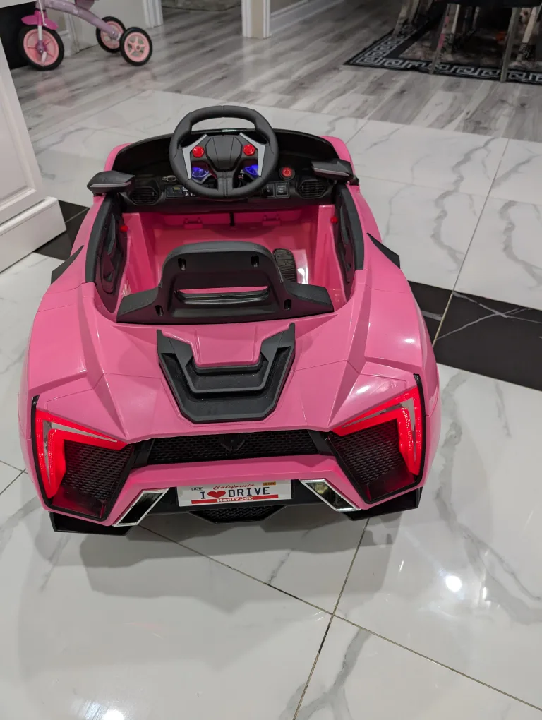 Pink Ride On Car for Kids image indicator(6)