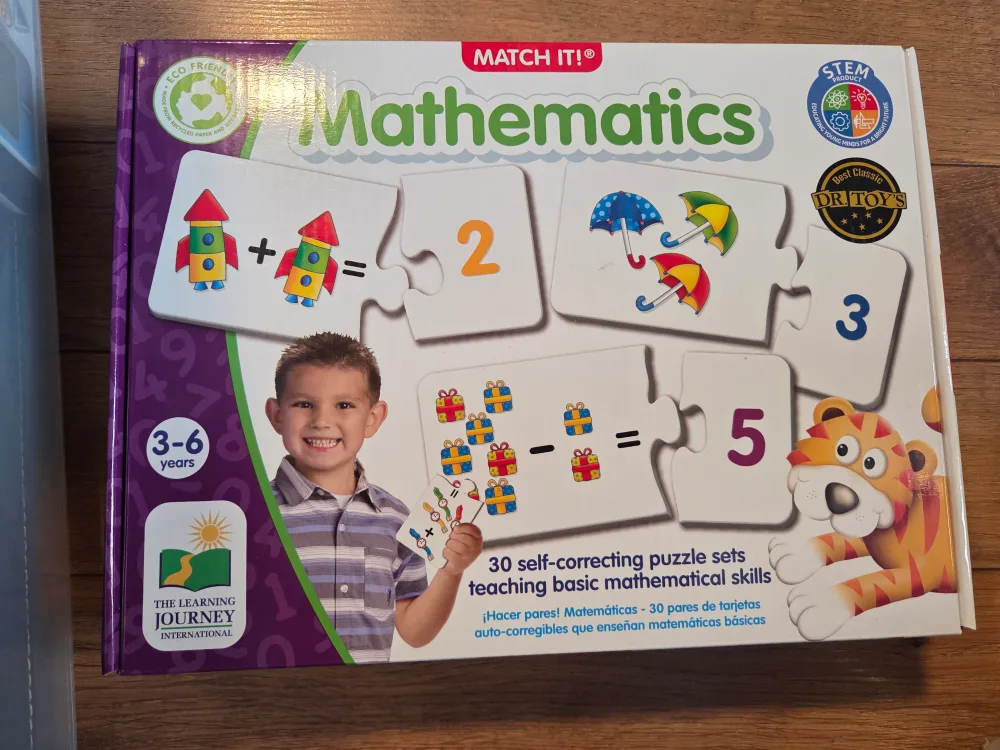 Match It! Mathematics Puzzle Set (3-6 Years) thumbnail