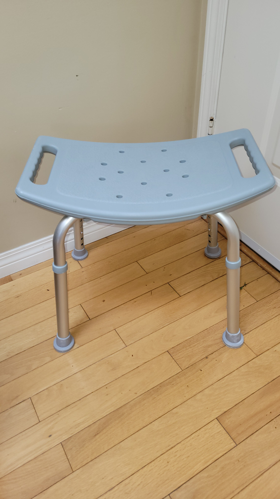 LikeNew Bath & Shower Chair Non-Slip Seat Adjustable