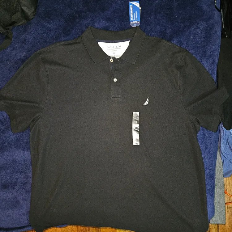 Nautica Deck Polo - Black, 3XL, New with Tags image indicator(3)
